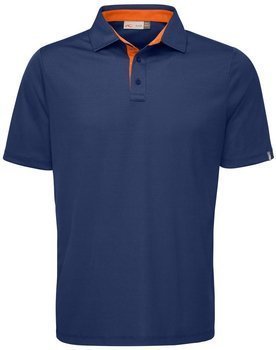 Koszulka KJUS Men Silas Polo S/S Atlanta Blue/Orange - 2020/21